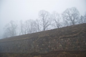 8. bastiona kreisā fase. Foto M. Grunskis, 2011.02.04.