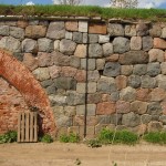 1. bastiona labais flangs no iekšpagalma puses. Foto M. Grunskis, 2012.05.06.