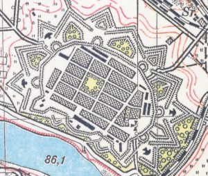 Latvijas armijas štāba Ģeodēzijas – topogrāfijas daļa. M 1 : 25 000. 30. gadi