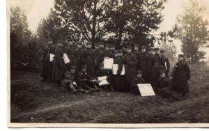 Zemgales artilērijas pulka instruktori. 1930.gada decembris. No Pjotra Nikiforova personīgā albuma