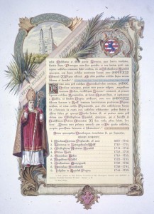 Jezuītu baznīcas attēlojums Romas pāvestam 1888.gadā dāvinātajā albumā "Terra Mariana". Sīkāk skat.: http://terramariana.du.lv/lv/albums1903