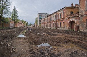 Rekonstrukcija Mihaila ielā. Foto M.Grunskis, 2011