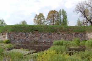 1. bastiona kreisais flangs. Foto M. Grunskis, 2012.05.05.